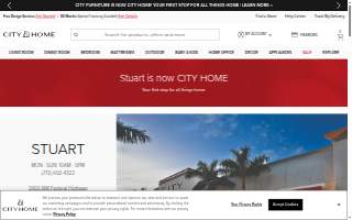 CITY Furniture of Stuart website