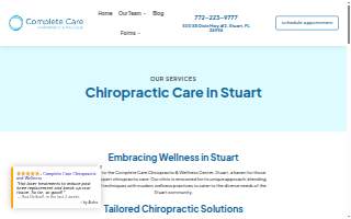 Complete Care Chiropractic and Wellness website