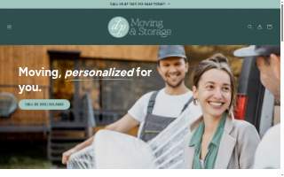 DP Moving & Storage website