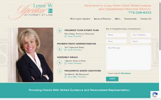 Lynne W Spraker PA website