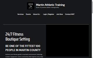 Martin Athletic Training - MAT Gym/Personal Training website