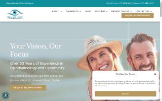 Treasure Coast Eye Specialists website