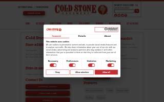 Cold Stone Creamery of Sun City Center website