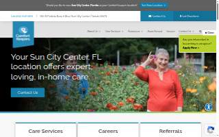 Comfort Keepers of Sun City Center website