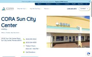 CORA Physical Therapy Sun City Center website