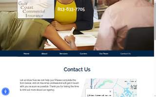 Gulf Coast Commercial Insurance website