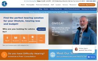 Hearing Centers of Southwest Florida website