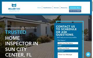 Millertime Home Inspections website