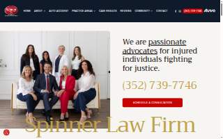 Spinner Law Firm, P. A. - Personal Injury Lawyer Ruskin of Sun City Center website