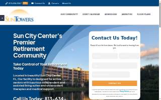 Sun Towers Retirement Community website