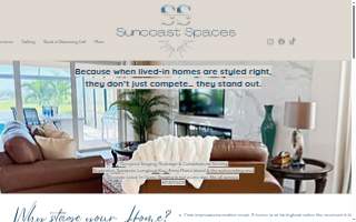 Suncoast Spaces - Occupied Home Stager in Bradenton website