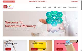 Sunexpress Pharmacy of Sun City Center website