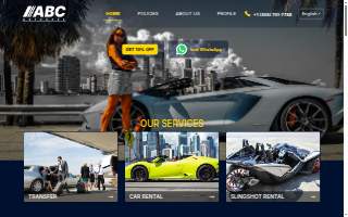 Abc Autocars website