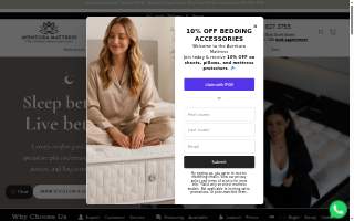 Aventura Mattress website