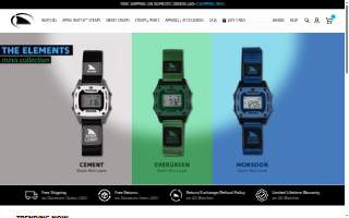 Freestyle Surf Shop website