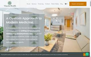 Manela Health of Sunny Isles Beach website