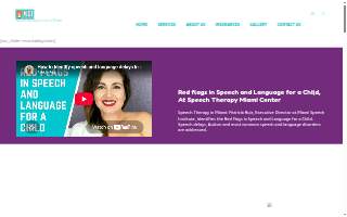 Miami Speech Institute LLC of Sunny Isles Beach website