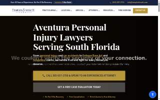 Templer & Hirsch Injury Lawyers of Sunny Isles Beach website