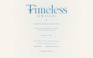 Timeless Jewelers website