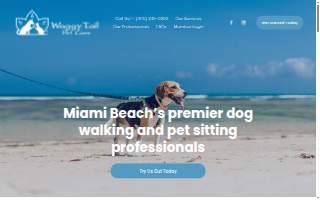 Waggy Tail Pet Care of Sunny Isles Beach website