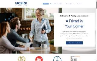 Adkins Family Law website