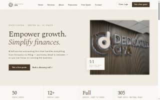 Dedicated CPA website