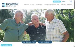 Springtree Senior Living website