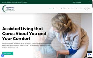 Westchester of Sunrise website
