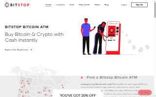 Bitstop Bitcoin ATM of Sweetwater website