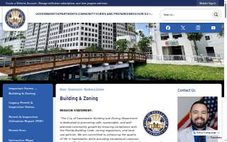 City Of Sweetwater Building and Zoning Department website