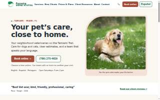 Ferreira Animal Hospital website