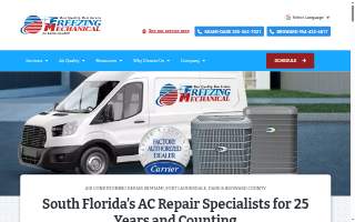 Freezing Mechanical website