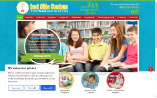 Just Kids Centers website