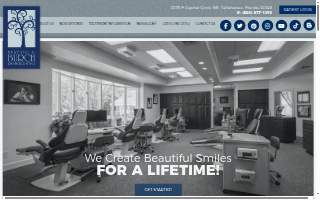 Burch Orthodontics website