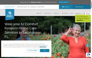 Comfort Keepers of Tallahassee website