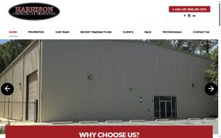 Harrison Commercial Properties website
