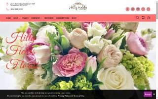 Hilly Fields Florist & Gifts website