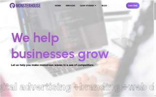 Monsterhouse Marketing website
