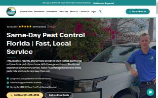 Native Pest Management of Tallahassee website