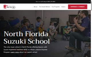 North Florida Suzuki School website