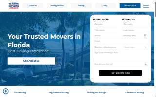 Best In Broward Movers website