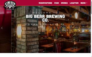 Big Bear Brewing Company of Tamarac website