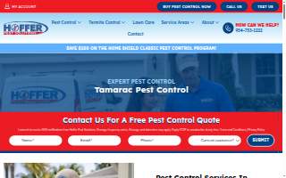 Hoffer Pest Solutions website