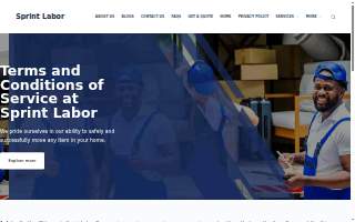 Sprint Labor | Moving Company in Florida website