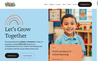 Watch Me Grow Learning Center website
