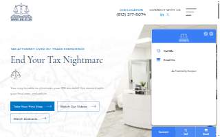 Brian T. Loughrin Tax Attorney website