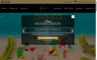 Capucci Nails & Spa website