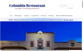 Columbia Restaurant of Tampa website