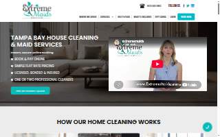 Extreme Maids website