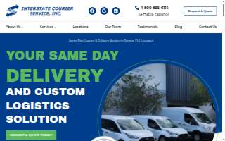 Interstate Courier Service, Inc of Tampa website